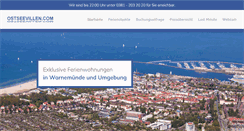 Desktop Screenshot of ostseevillen.com